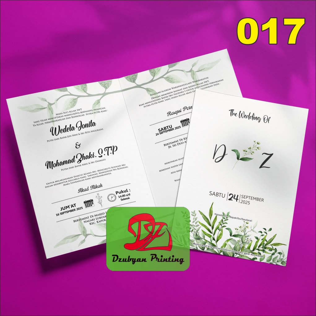 UNDANGAN PERNIKAHAN  VINTAGE  (foto)  Tanpa Minimal Order*  elegan, Murah, Proses  satu hari jadi, Tebal, Banyak Gratisnya-17