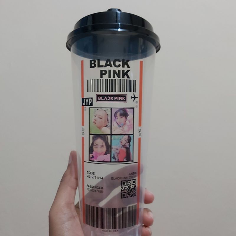 [WAJIB CO KARDUS &amp; BUBLEWRAP] Reusable Cup Barcode Kpop (READYSTOK )