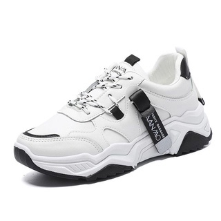 8.8 Sale COD Sepatu Sneakers Wanita Korea Wanwoo Sepatu Sneakers Tali Casual + Box-5