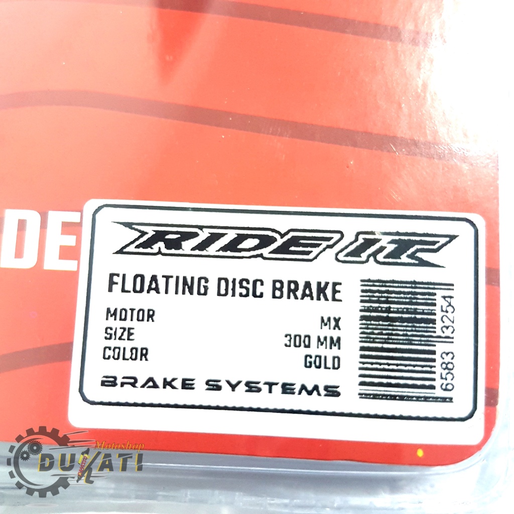 PIRINGAN CAKRAM RIDE IT MX 300 MM disc brake depan merek ride it cnc Yamaha Jupiter