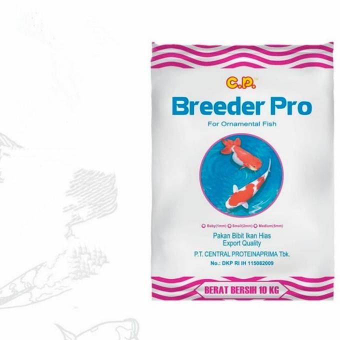 makanan ikan cp breeder pro ikan koi 10kg
