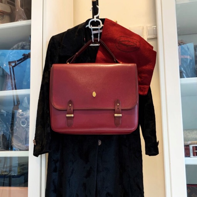 Preloved tas kerja authentic cartier second bekas original unisex