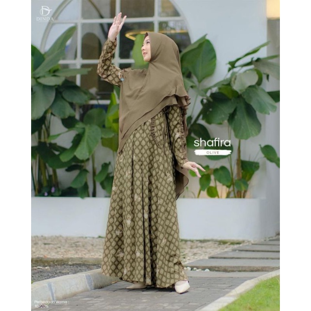 Gamis Syar'i Shafira Set Khimar ORI Dinda