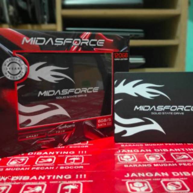 SSD-Solid State Drive Midasforce 128GB 256GB SUPER LIGHTNING SATA III