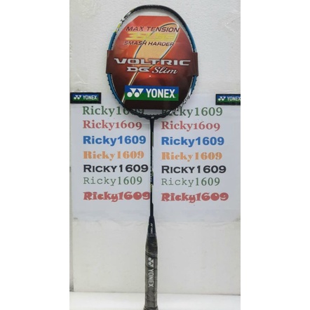 RAKET BADMINTON YONEX VOLTRIC 0.5 DG SLIM - MAX TENSION 35 LBS SMASH HARDER - HEAD HEAVY BALANCE - O