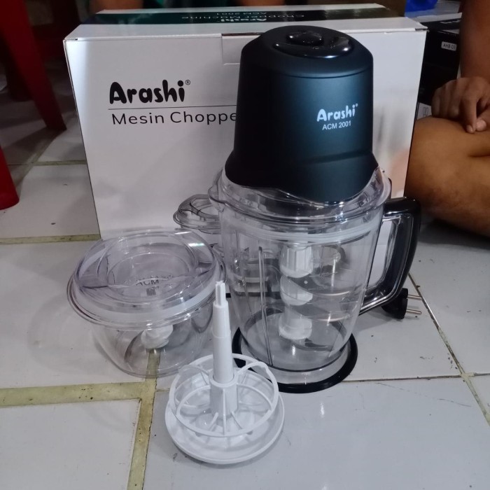 FOOD CHOPPER ARASHI ACM 2001 BLENDER MULTIFUNGSI