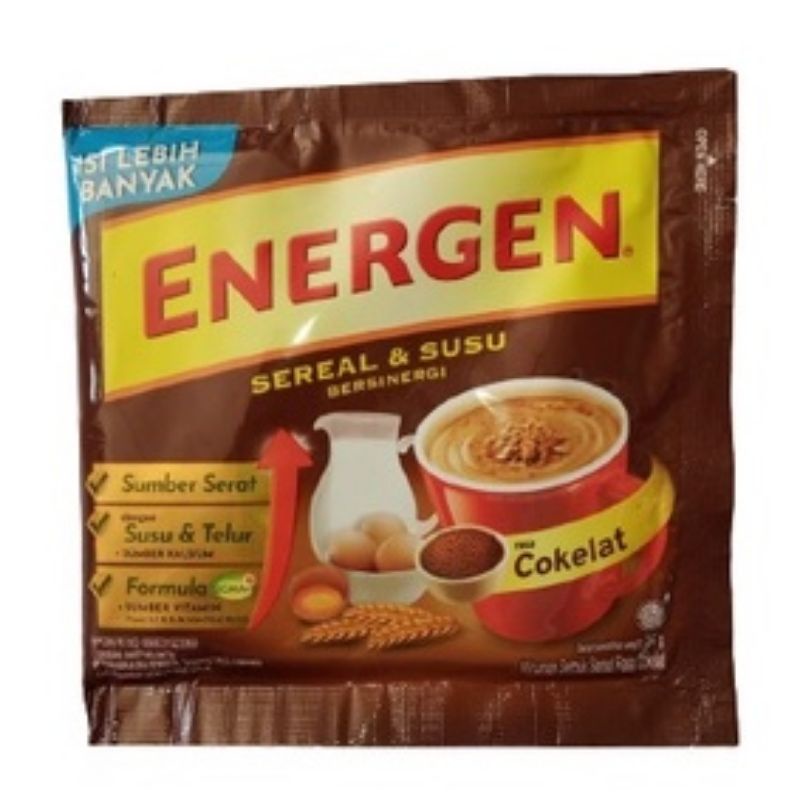 

Energen coklat 34gr isi 10 pcs