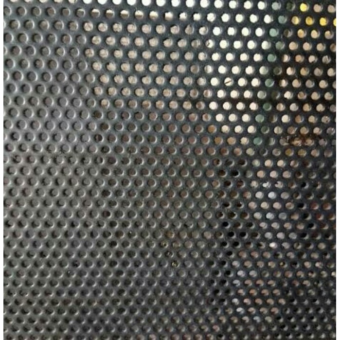 Plat Besi Perforated 0.8mm x 1mtr x 2mtr Lubang 1mm