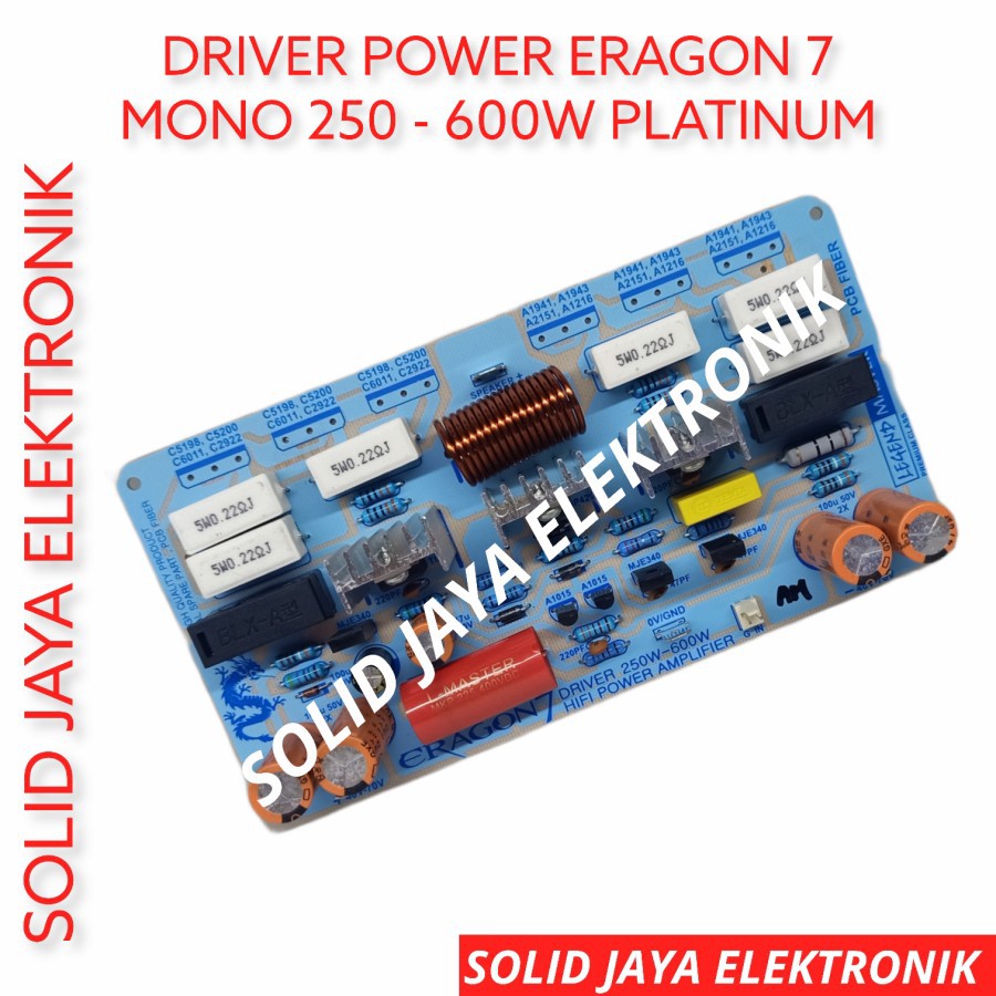 KIT DRIVER POWER ERAGON 7 ERAGON7 LEGEND MASTER PCB FIBER 600W MONO HIFI POWER AMPLIFIER DRIVER