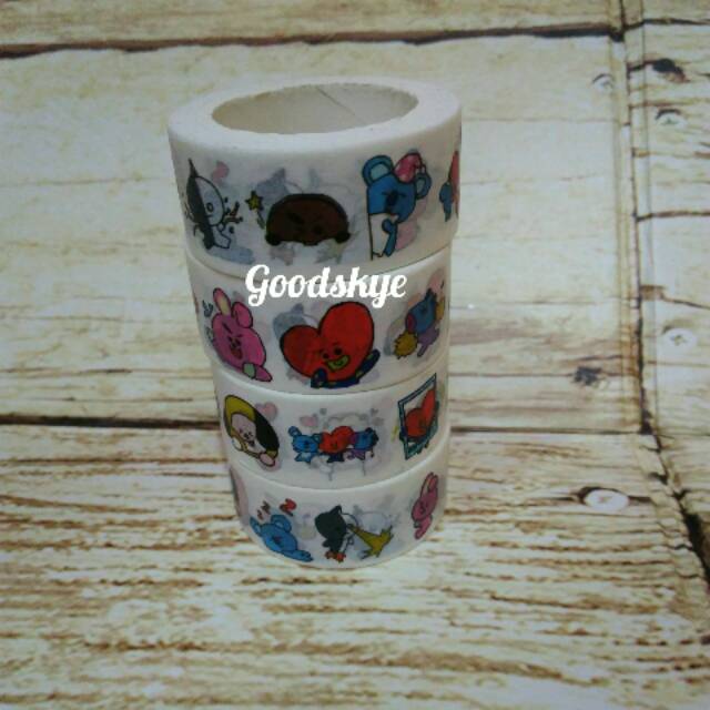 Washi tape paper BTS masking scrapbook sticker bt21