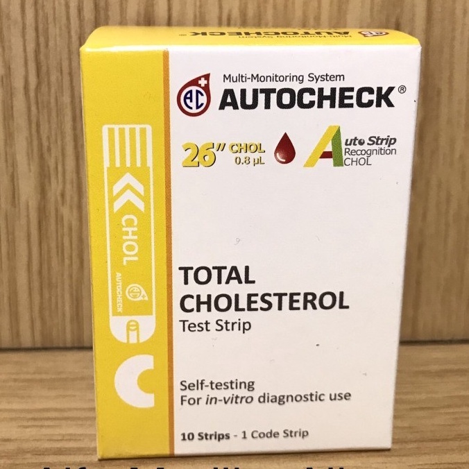 Strip kolesterol autocheck cholesterol autocheck stik