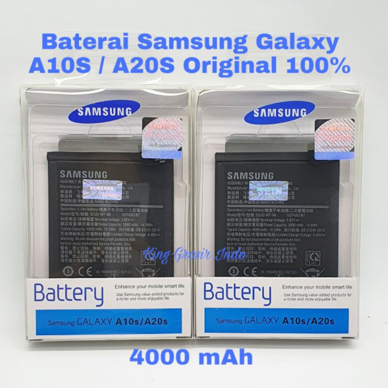 Baterai Samsung Galaxy A10S / A20S Original 100% Battery Batre