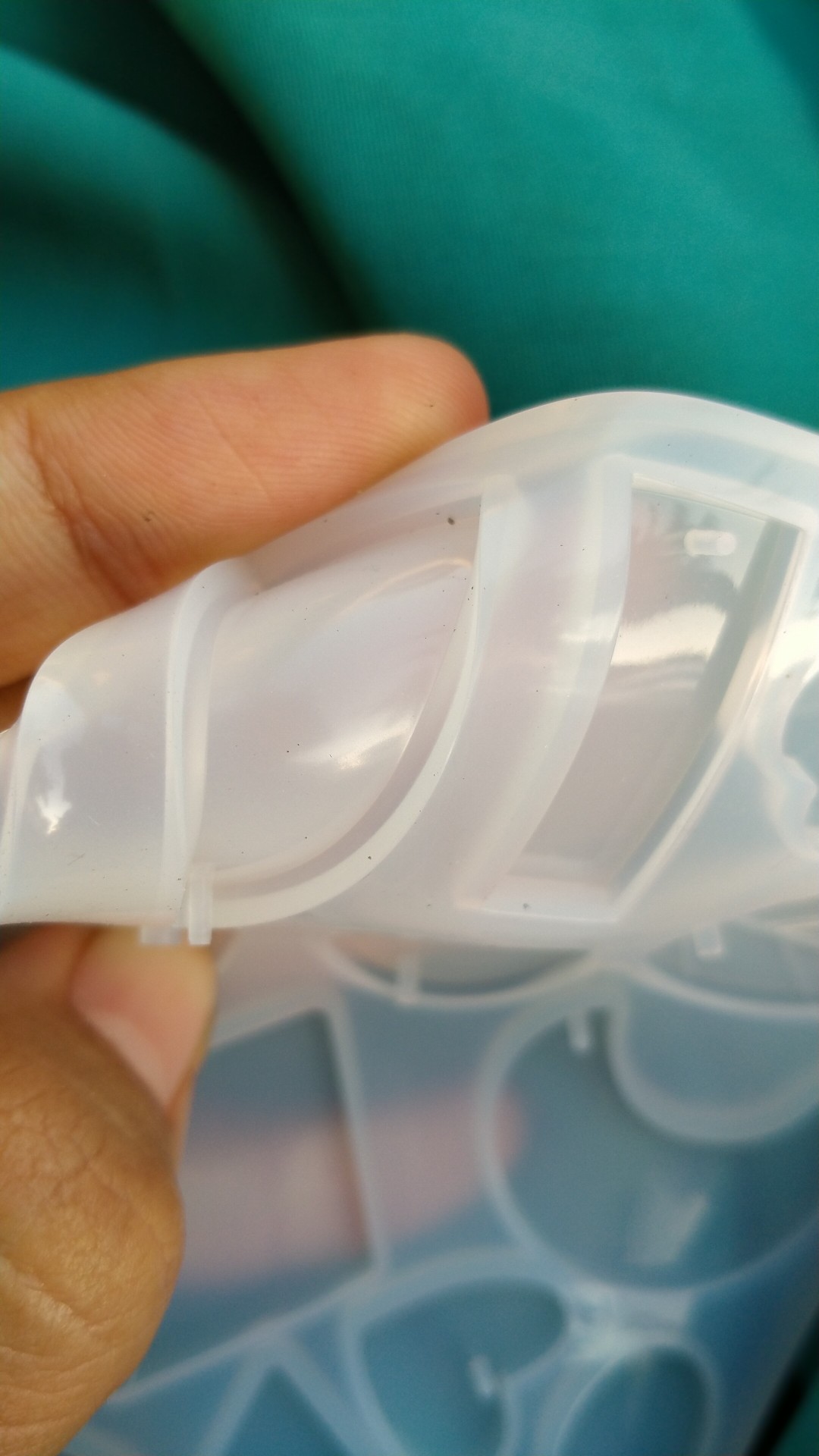 Inf Inf ✿ Cetakan Perhiasan / Anting / Kalung Bahan Silikon Akrilik Resin Diy