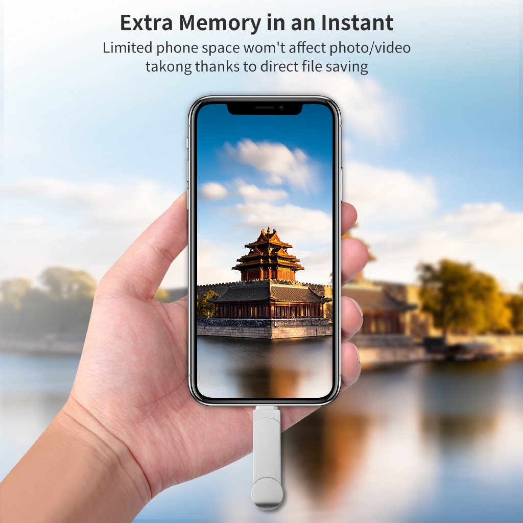 3 in 1 USB 2.0 Flash Drive Memory Stick OTG untuk PC 512GB Smart Phone