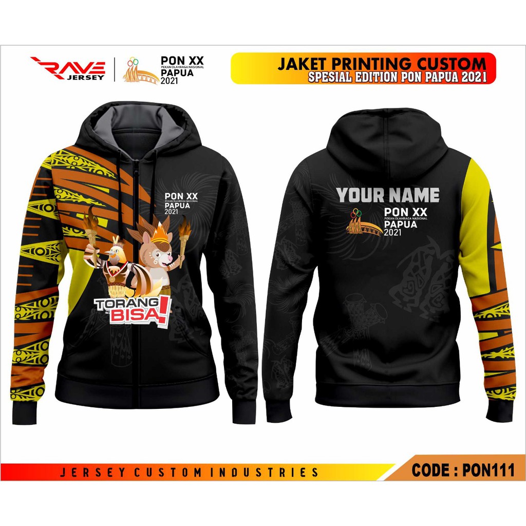 JAKET PON XX PAPUA 2021 EDISI 3 JAKET PON PAPUA JAKET PON PRINTING JAKET PRINTING JAKETSUBLIM