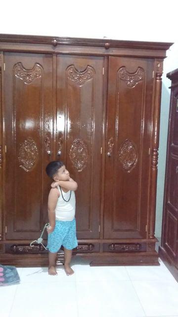 Gratis Ongkir Paket Hemat Dua Lemari Pintu Tiga Dan Pintu Dua Kayu Jati Furniture Mebel Jepara
