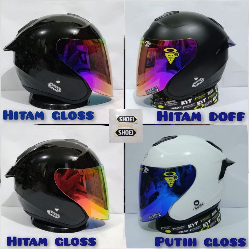 HELM KYOTO DYR PAKET GANTENG SHOEI DAN KYT