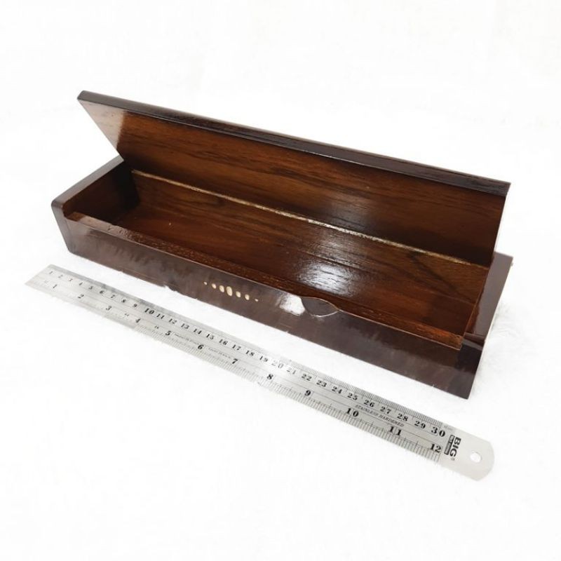 

Detail Produk Box Kotak Tepak Tempat Pensil Kerajinan Kayu Jati Antik