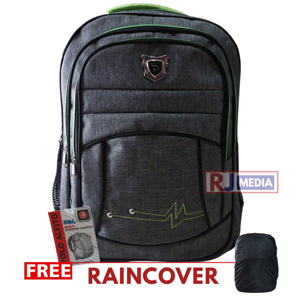 BEST SELLER Ransel Polo Alfito Ransel Laptop In Sekolah Kuliah Kerja Traveling Berkualitas Tas Sekolah Murah Ransel Sekolah Laki Laki Free Raincover