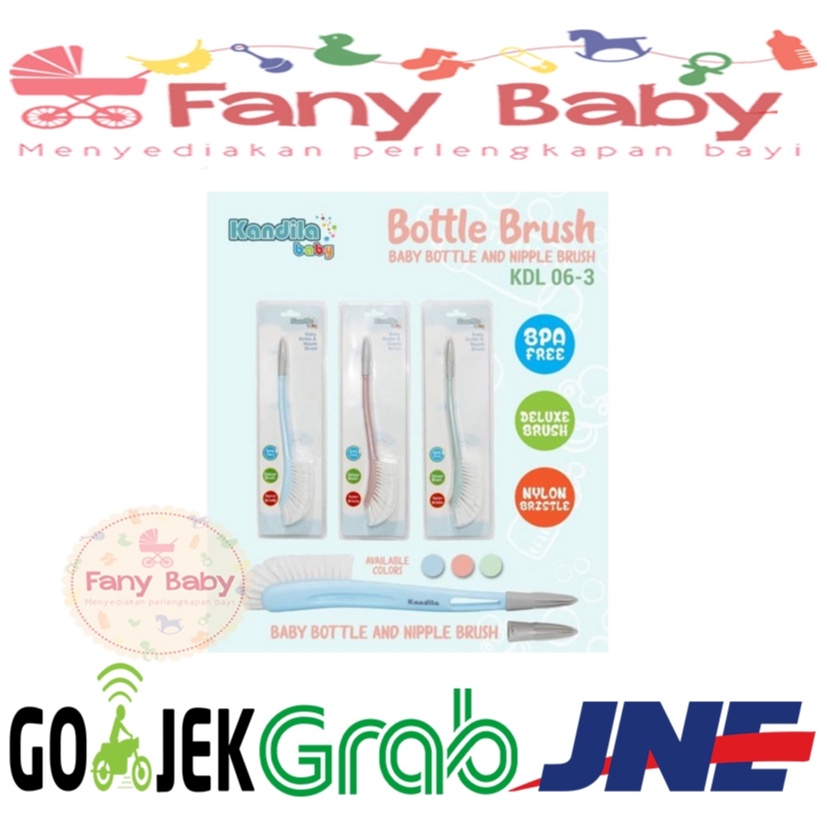 KANDILA BABY BOTTLE &amp; NIPPLE BRUSH / KDL 06-3