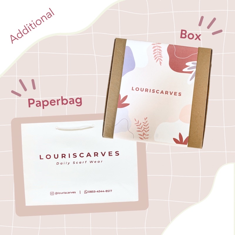 

Box Only (Free Greeting Card) | Additional Packaging by Louriscarves