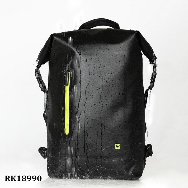 Tas Sepeda Handlebar Pannier Ransel Multifungsi Waterproof Rhinowalk - Hitam Yellow