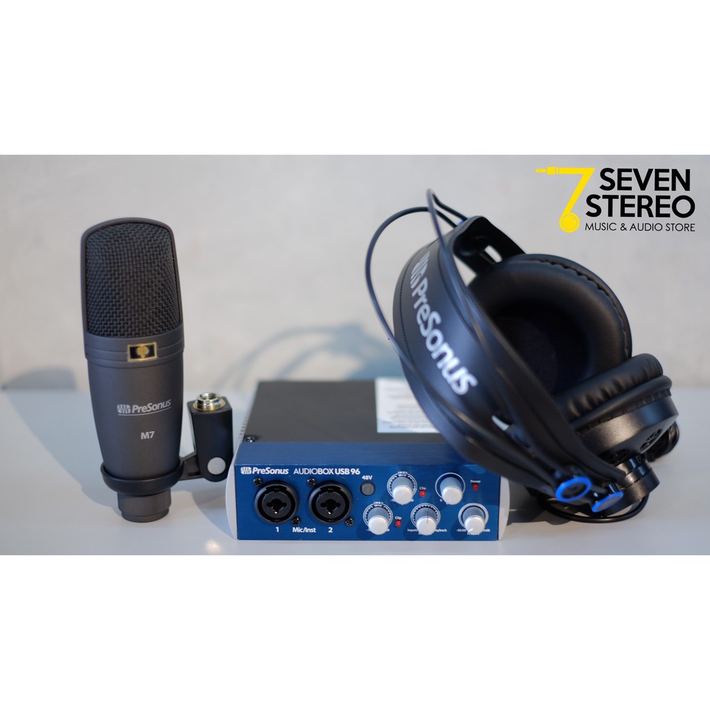 PreSonus Audio Box USB96 Studio Paket Home Recording