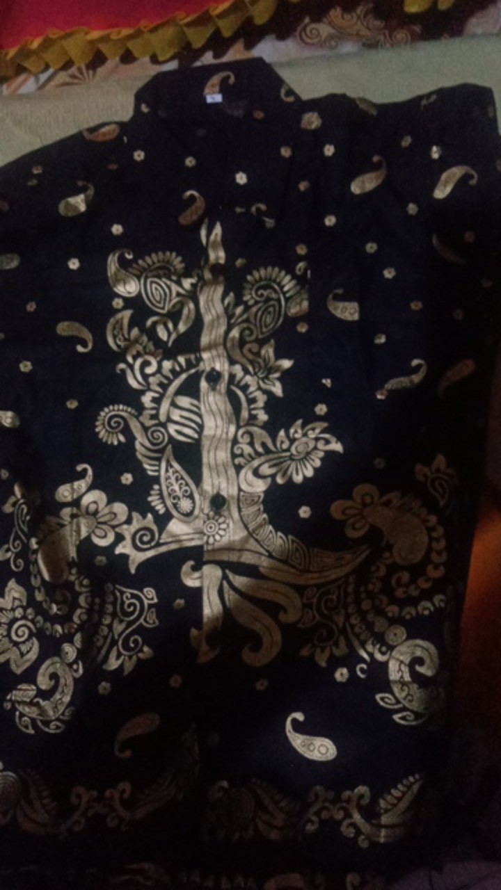 Batik Couple Keluarga Sania Ruffle Ori Ndoro Jowi Dnt Prodo Keris Ireng