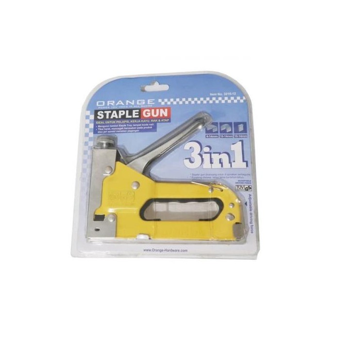 ORANGE STAPLE GUN 3 IN 1 / STAPLE TEMBAK / STAPLES JOK / HEKTER ORANGE 3 IN 1