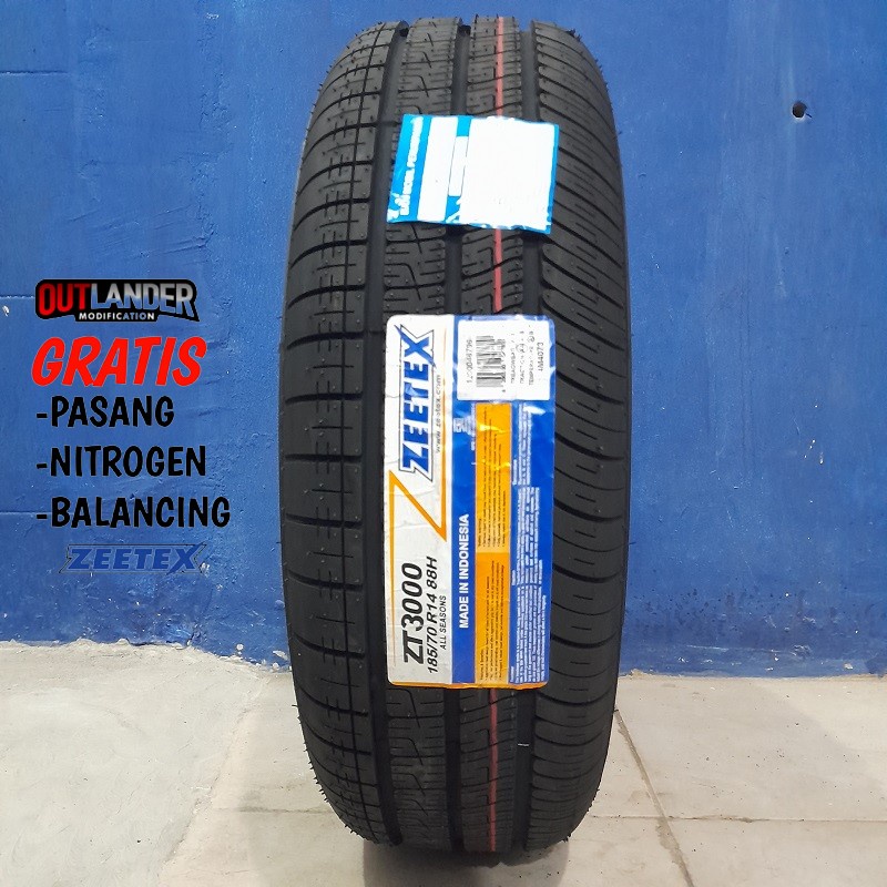Ban Mobil Zeetex ZT 3000 185 70 R14 Standar Mobil Kijang Avanza Livina Xenia Ring 14 Murah