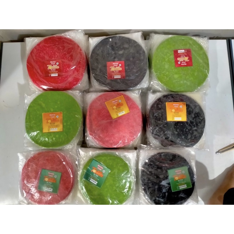 Tortilla Warna | Kulit Kebab | Frozen Food Pekanbaru