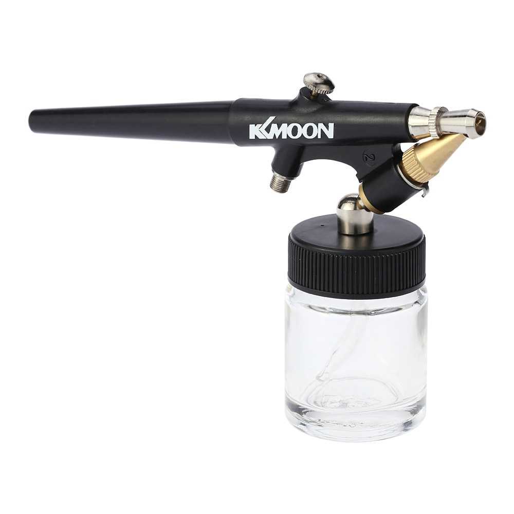 KKMOON Mini Airbrush Paint Spray Gun Sandblaster Kit - Aero1-Hitam