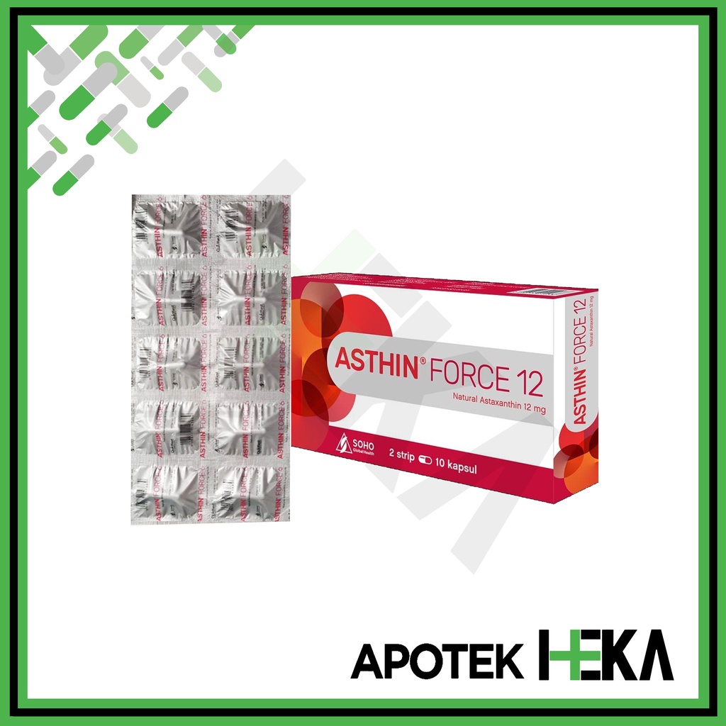 Asthin Force 12 Kapsul Box isi 2x10 Tablet - Antioksidan Radikal Bebas (SEMARANG)