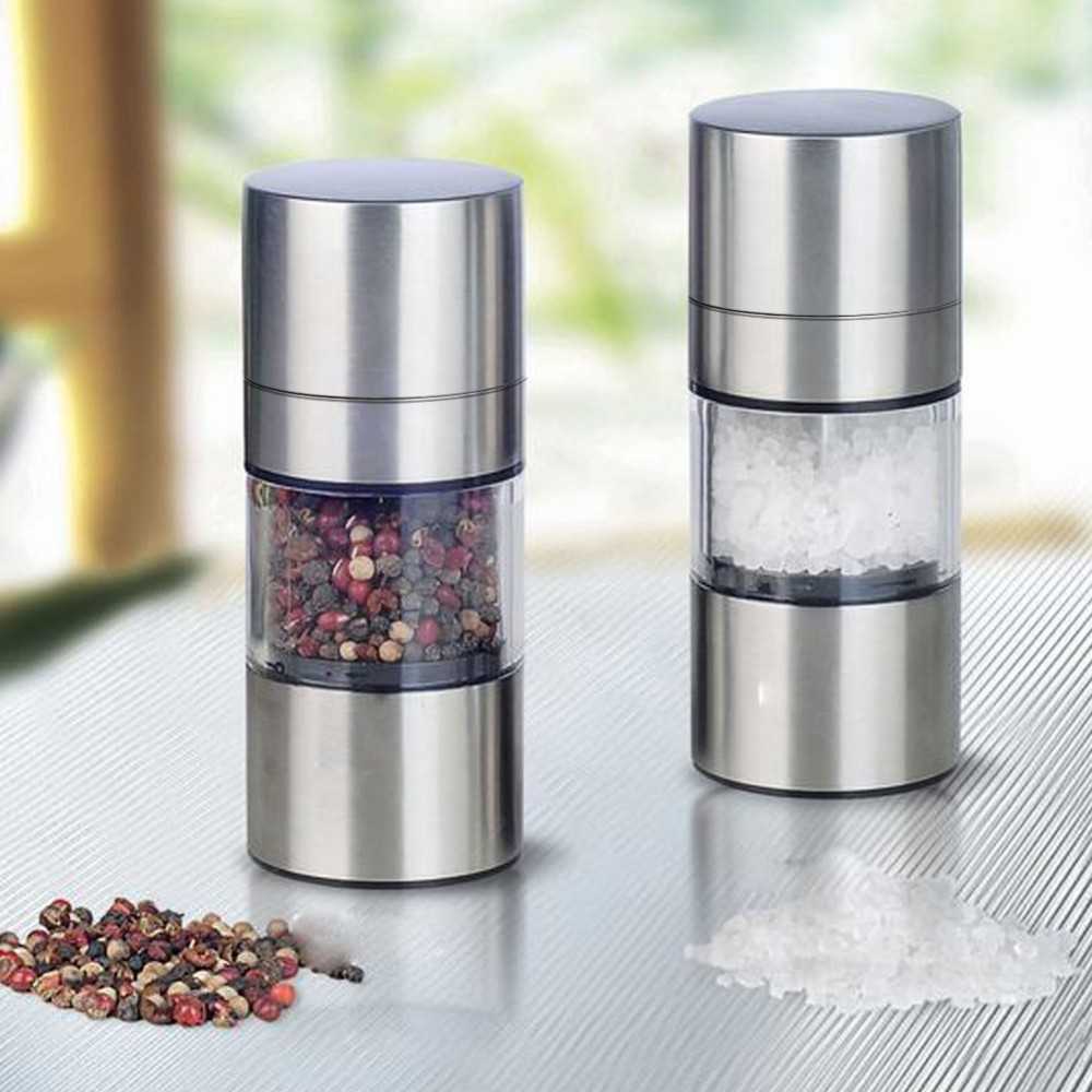 Penggiling Biji Lada Manual Pepper Mill Grinder Stainless Steel