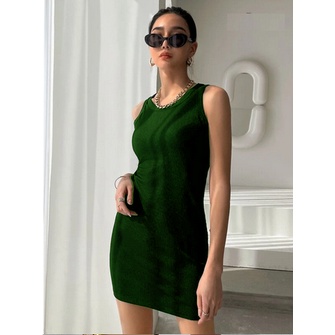 COD DRESS WANITA KEKINIAN NEW DRESS TANKTOP WANITA JUMBO BODYCON TERBARU TERLARIS TERMURAH BB 50 - 6