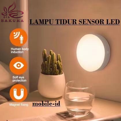 LAMPU TIDUR SENSOR GERAK LED / LAMPU LEMARI/ LAMPU EMERGENCY - SOSOYO