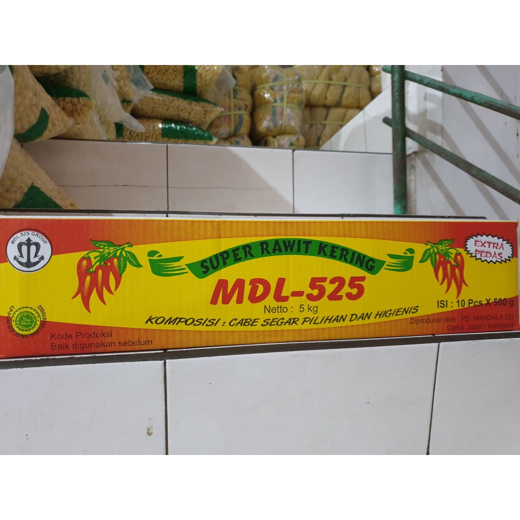 [Dus] Cabe Cabai Giling Merk Chilpo Mandala 10 pack x 500 gram - CHILPO