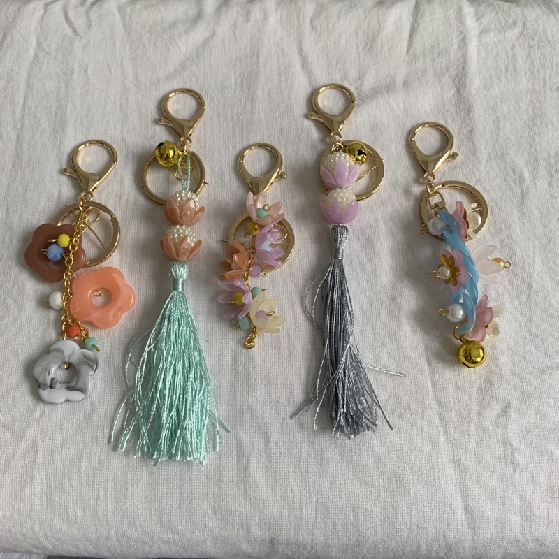 keychain marmer cantik gantungan kunci tas