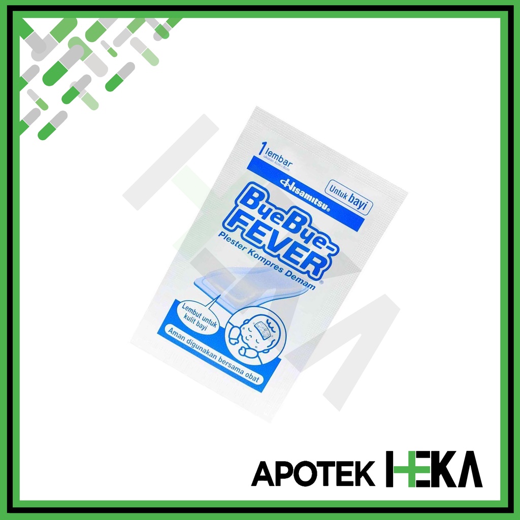 Byebye Fever Bayi - Plaster Kompres Demam Bayi Sachet isi 1 (SEMARANG)