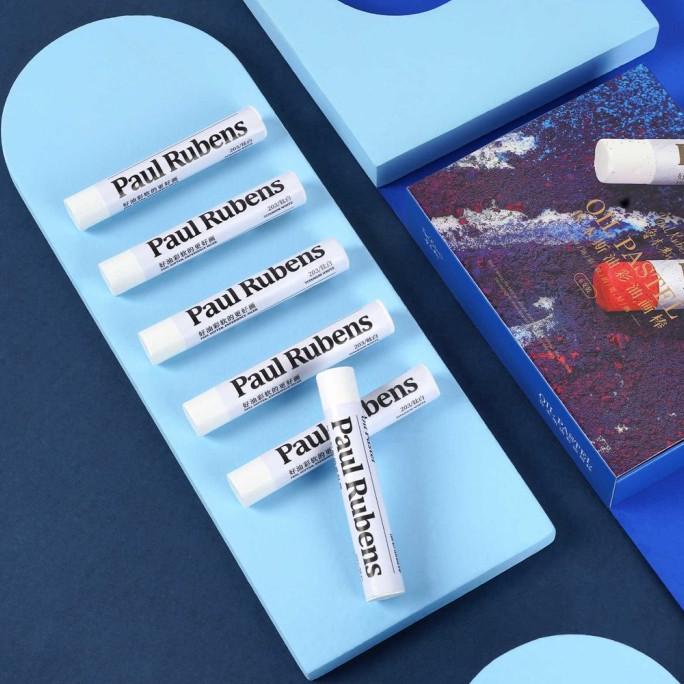 Paul Rubens Oil Pastels White Crayon Set 6 pcs termurah