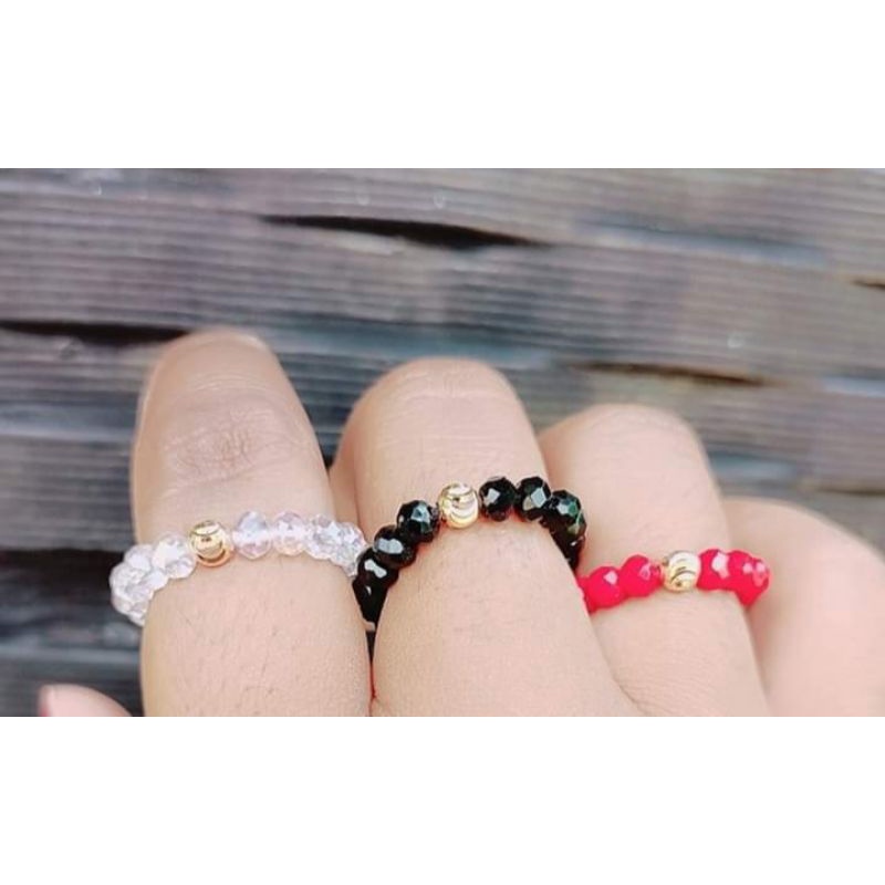 Cincin Tali Mix Ceko Emas 0.10 gram kadar 10 karat "Semar Nusantara"