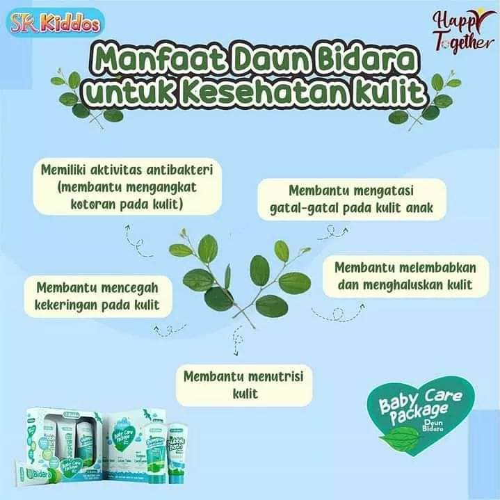 SR KIDDOS / BABY CARE DAUN BIDARA / PERAWATAN KULIT BAYI BALITA / SHAMPOO BAYI / SABUN BAYI / LOTION TELON