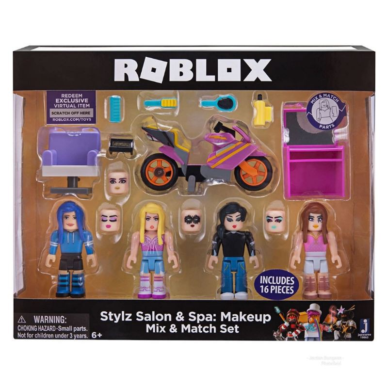 Roblox Stylz Salon And Spa Make Up 4 Core Figures Mix And Match Shopee Indonesia - roblox you& 39