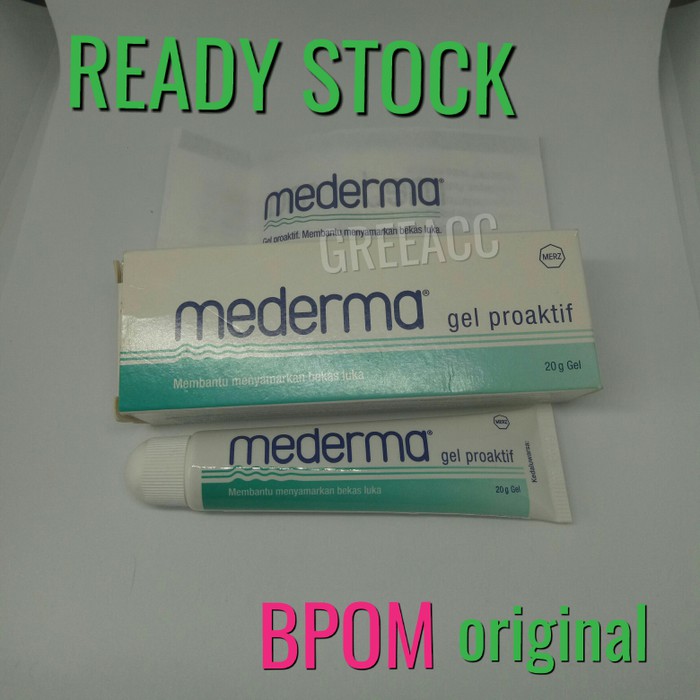 Unik Mederma Gel Proaktif 20 penghilang bekas luka 20gr gram gr Maderma Berkualitas