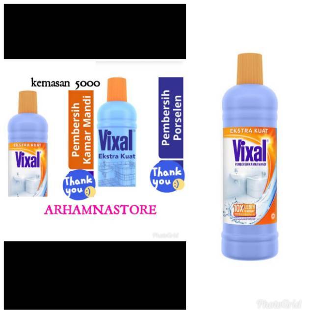 VIXAL Pembersih Porselen/kamar mandi kemasan 175ml/780ml