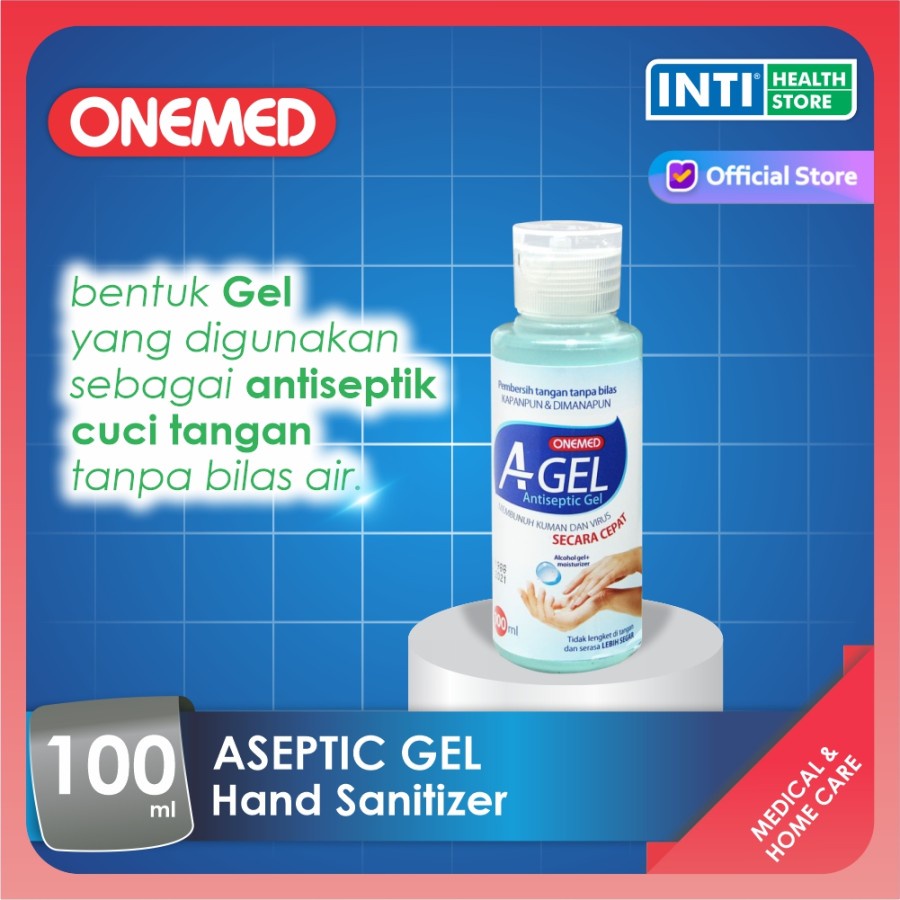 Onemed | Aseptic Gel / Hand Sanitizer / Antiseptic Gel 100 ml