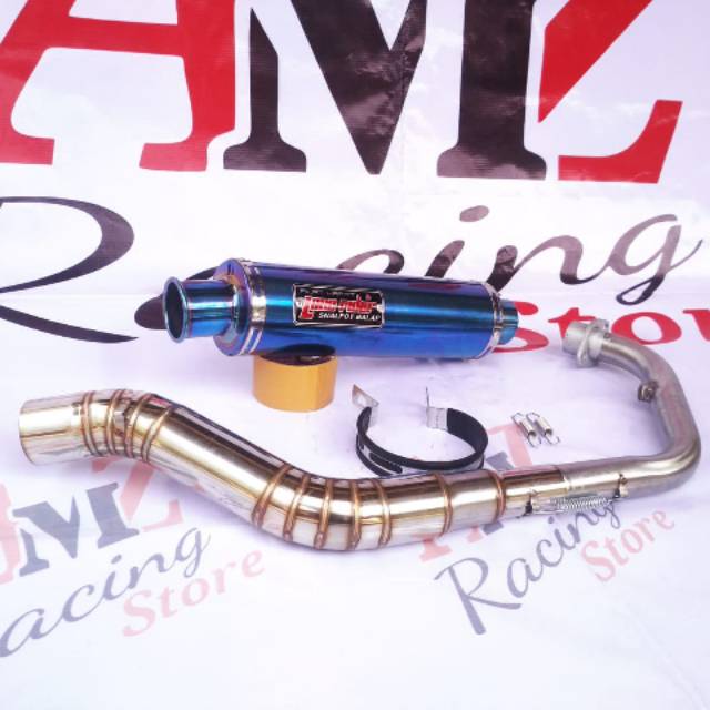 Knalpot Lone Rider Sayria FU - Sonic - Vixion - CB150R - R15 - CB 150R - DLL