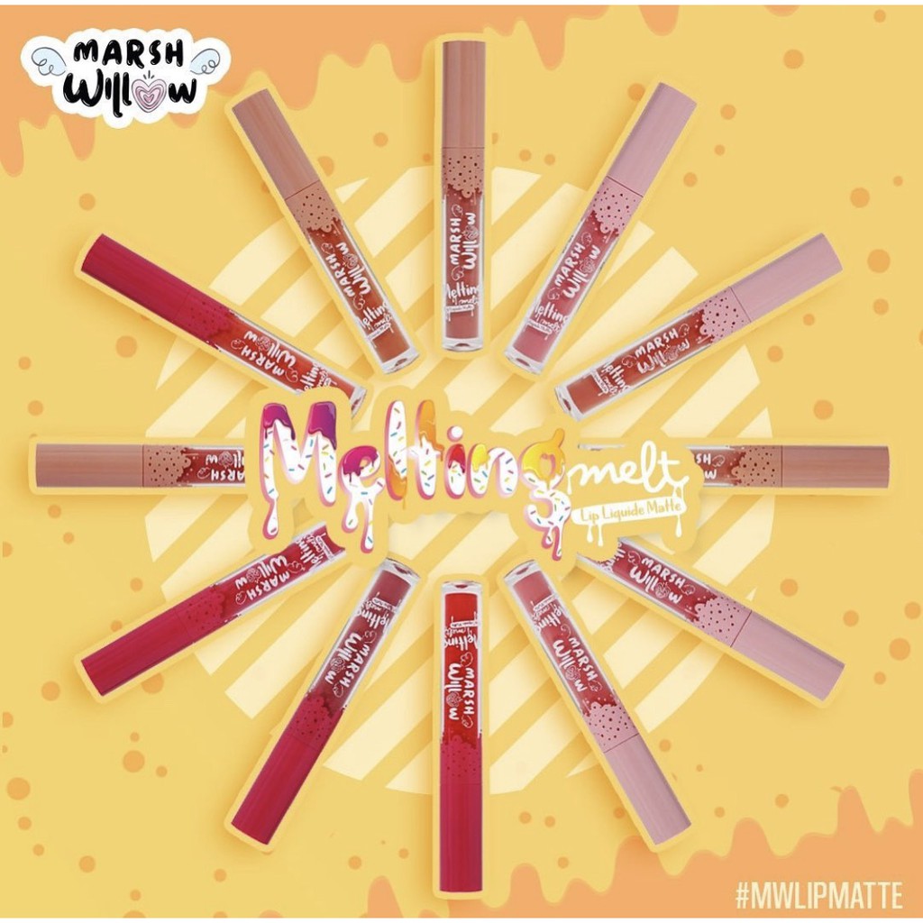 MARSHWILLOW Melting Melt Lip Liquid / Matte Lip Cream by NATASHA WILONA