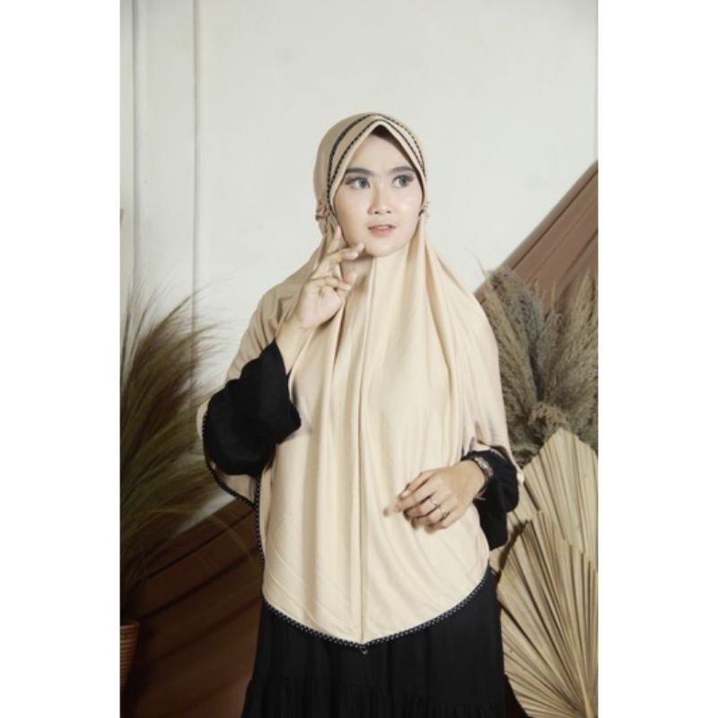 Kerudung Dewasa Jumbo Ainun Kriwil Premium |fashion