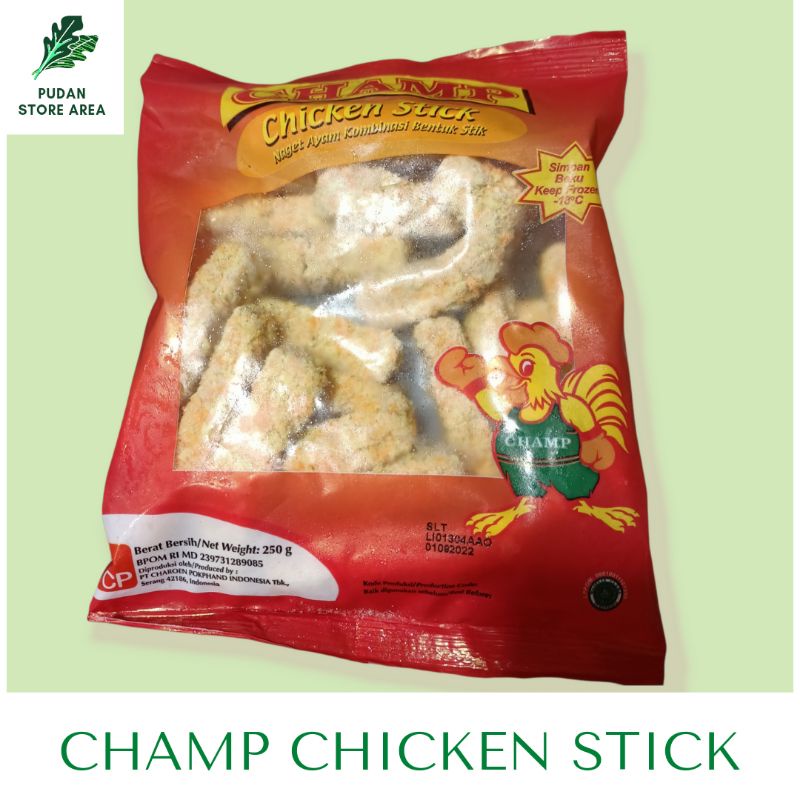 

CHAMP CHICKEN STICK 250 GR [KHUSUS KURIR INSTAN]